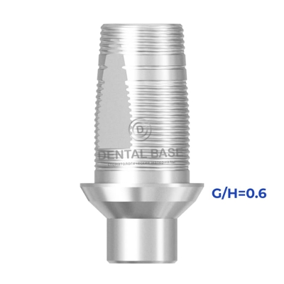 GEO Титановое основание, совместимое с Мис / Mis 3.75 (SP) для мостовидных изделий G/H=0.6 мм.