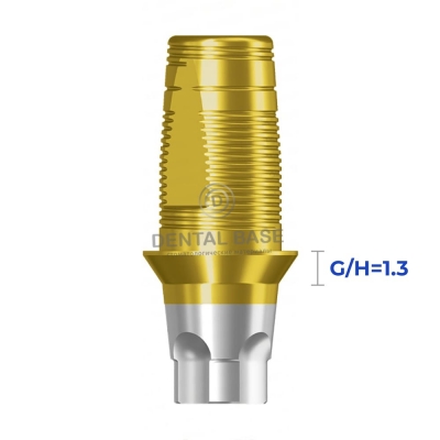 Tin GEO Титановое основание, совместимое с Мис Ц1 / Mis C1 NP для одиночных изделий G/H=1.3 мм.	