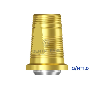 Tin GEO Титановое основание, совместимое с Гео Ксайв 4.5 / Geo Xive 4.5 для мостовидных изделий G/H=1 мм.